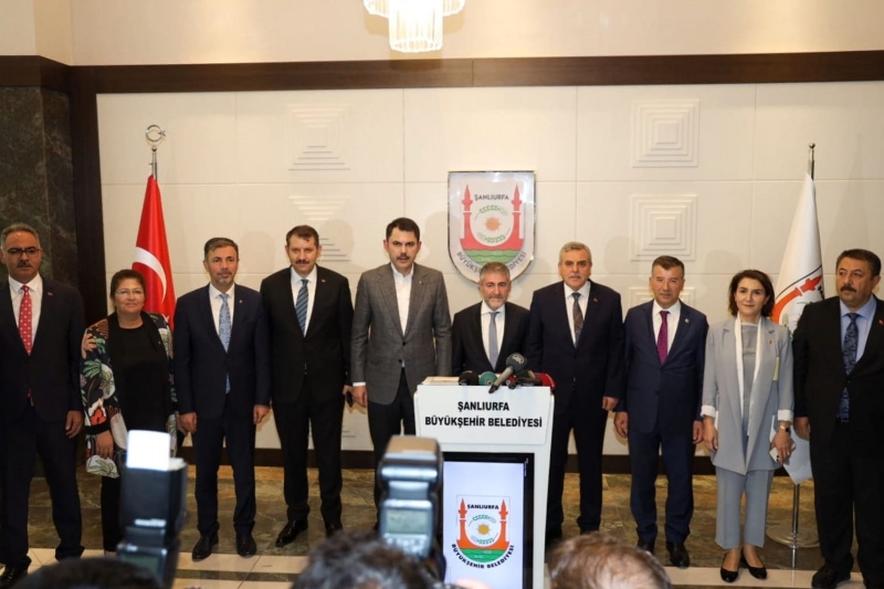 BAKANLAR ŞANLIURFA’YA YATIRIMLARLA GELDİ