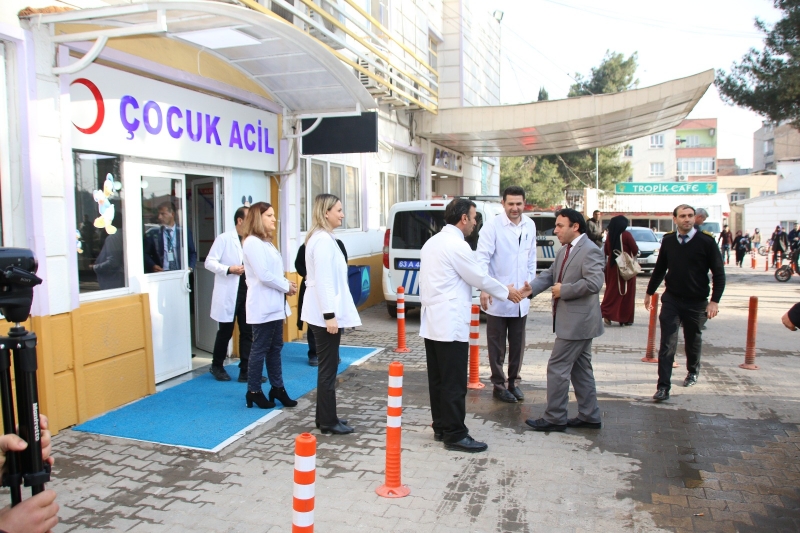 Balıklıgöl Devlet Hastanesinde Çocuk Acil Servisi açıldı