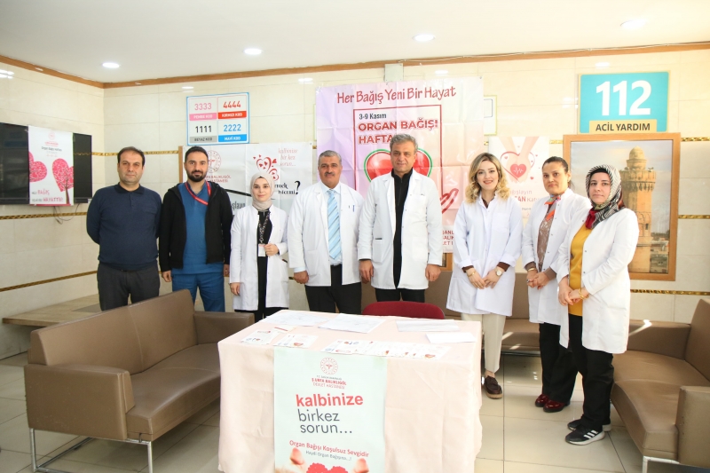 Balıklıgöl Devlet Hastanesi'nden Organ Bağışı Haftası İçin Farkındalık Çalışmaları