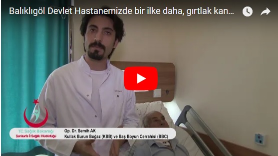 Balıklıgöl Devlet Hastanemizde Bir İlk daha, İleri Düzey Gırtlak Kanseri Ameliyatı Gerçekleştirildi.