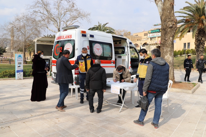 BALIKLIGÖLDE CUMA NAMAZI SONRASI HALK AŞILANDI