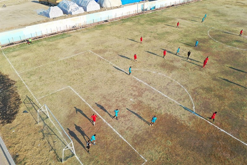 Barış Pınarında Futbol Turnuvası