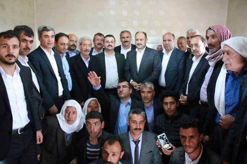 Başkan adayı Beyazgül AB Uyum Komisyonu Başkanı Gülpınar’la Siverek kırsalında