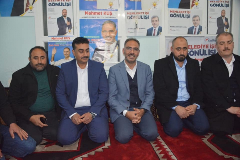 Başkan Adayı Kuş Seçim Çalışmalarını Sürdürüyor