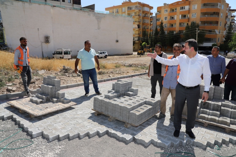 BAŞKAN BAYDİLLİ ALANDA ÇALIŞMALARI İNCELEDİ