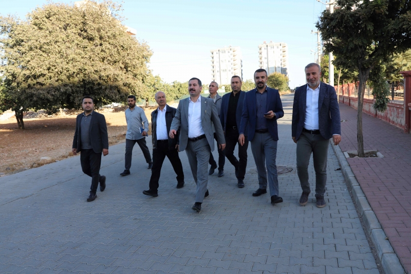 BAŞKAN BAYDİLLİ ALAN GEZİLERİNİ SÜRDÜRÜYOR