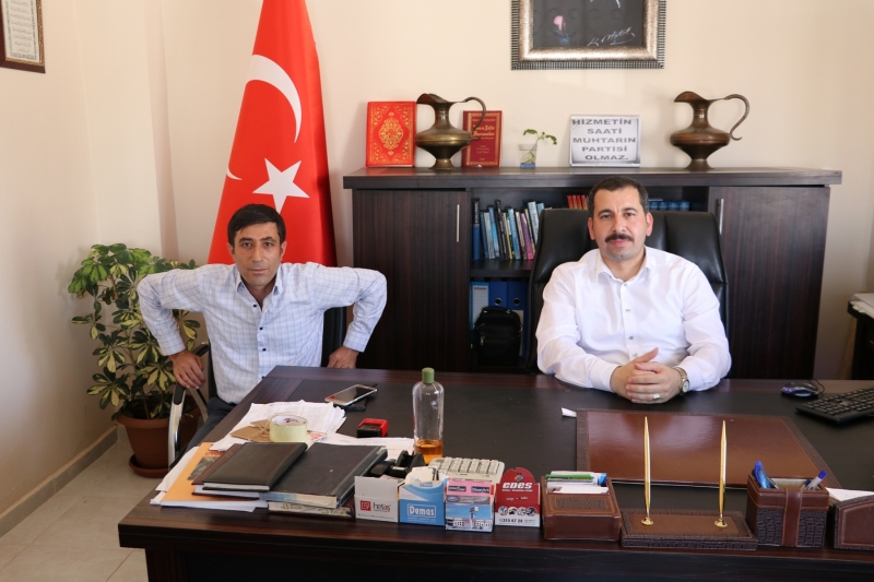 Başkan Baydilli Batıkent Muhtarını Ziyaret Etti