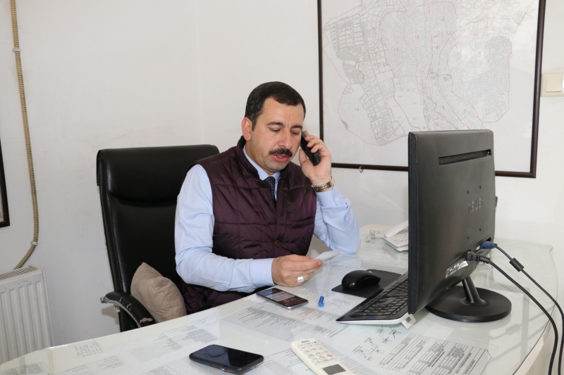 Başkan Baydilli Beyaz Masada Telefonları Cevapladı