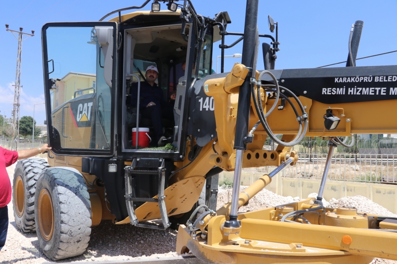 Başkan Baydilli Greyderin Başına Geçti