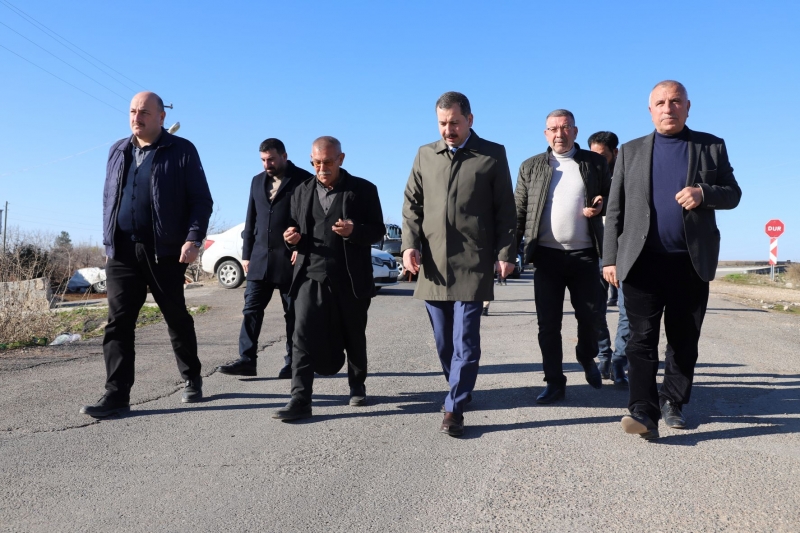 BAŞKAN BAYDİLLİ HAMURKESEN MAHALLESİNDEKİ ÇALIŞMALARI İNCELEDİ