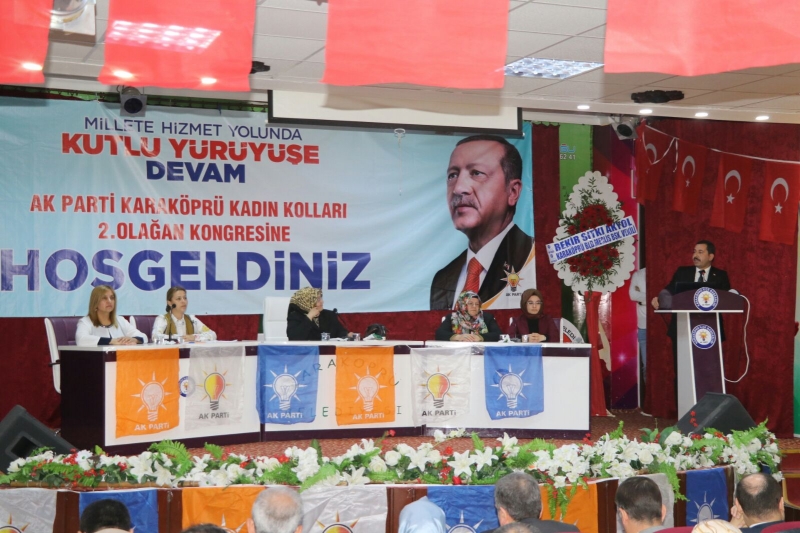 Başkan Baydilli Karaköprü Kadın Kolları Kongresine Katıldı