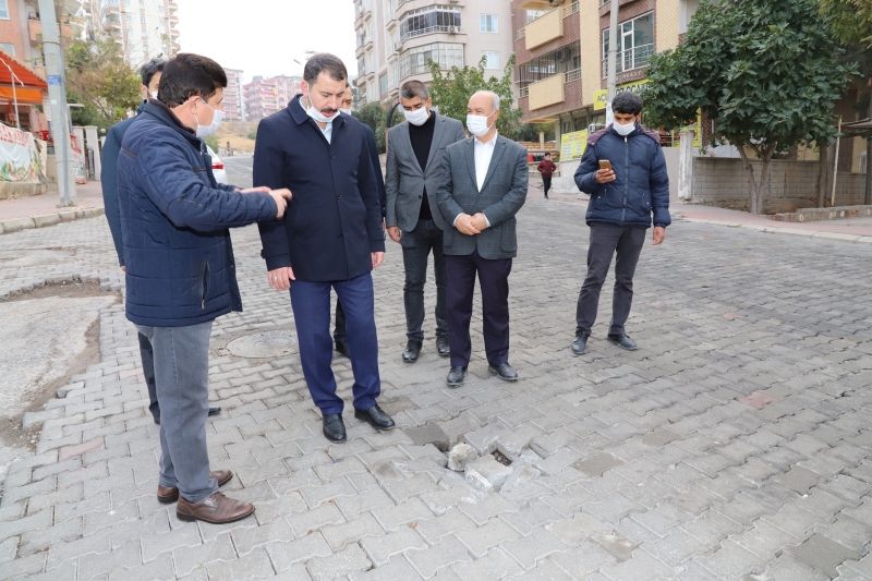 BAŞKAN BAYDİLLİ KARAKÖPRÜ'YÜ ADIM ADIM GEZİYOR