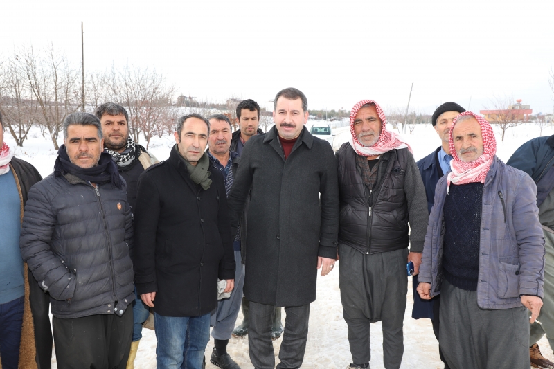 ​BAŞKAN BAYDİLLİ KIRSALDA KAR TEMİZLEME ÇALIŞMALARINI İNCELEDİ