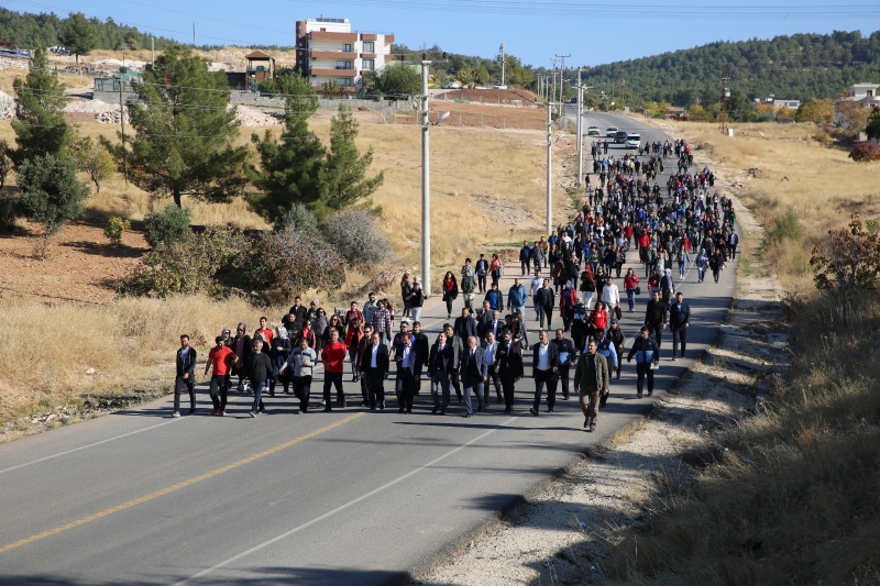 BAŞKAN BAYDİLLİ ÖĞRETMENLERLE SAĞLIKLI YAŞAM  İÇİN YÜRÜDÜ