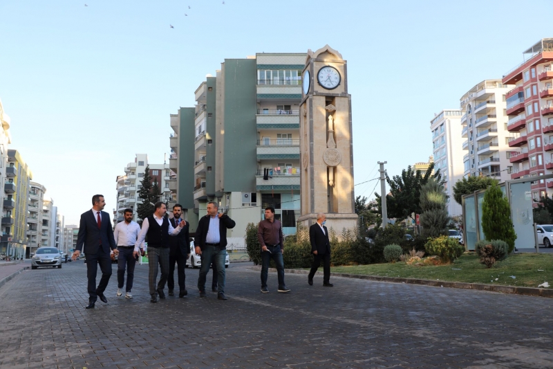 BAŞKAN BAYDİLLİ SABAH MESAİSİNDE İLÇEYİ GEZİYOR