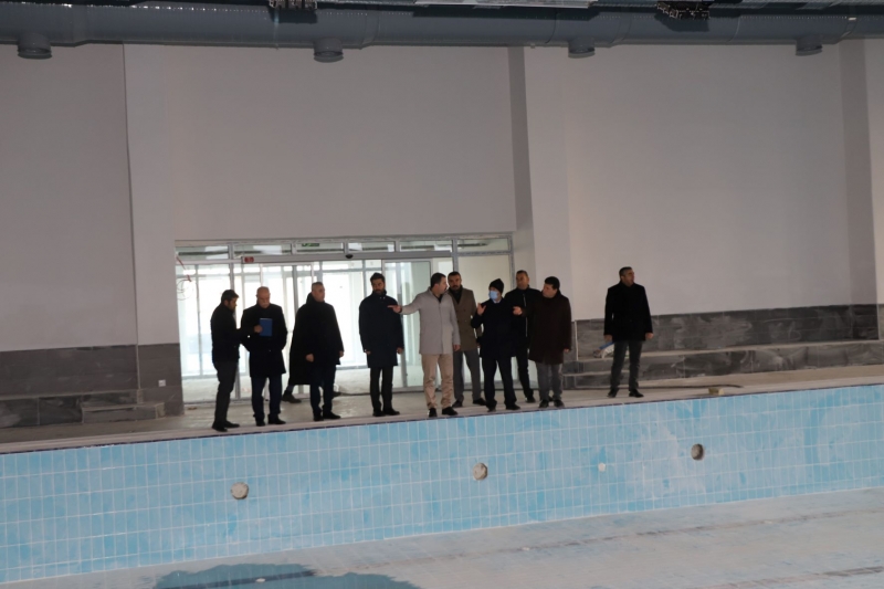 BAŞKAN BAYDİLLİ SAHADA ÇALIŞMALARI İNCELEDİ