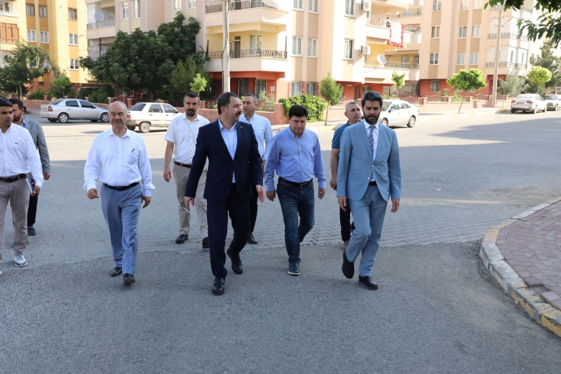 BAŞKAN BAYDİLLİ SAHA GEZİLERİYLE ÇALIŞMALARI İNCELİYOR