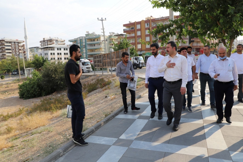 BAŞKAN BAYDİLLİ SORUNLARI VE ÇALIŞMALARI SAHADA İNCELEDİ