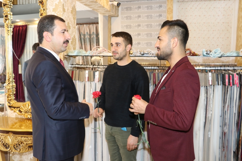 Başkan Baydilli'den Esnafa Teşekkür Ziyareti