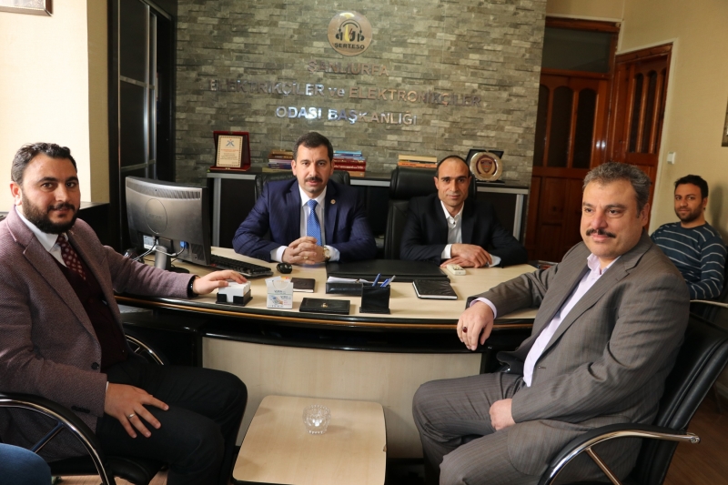 Başkan Baydilli’den Elektrikçiler ve Elektronikçiler odasına ziyaret