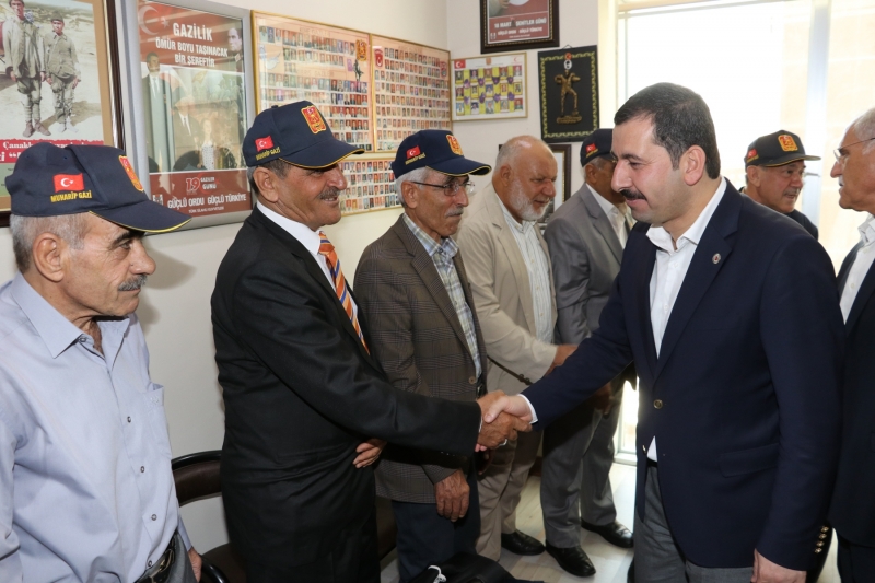 BAŞKAN BAYDİLLİ'DEN GAZİLERE BÜYÜK JEST