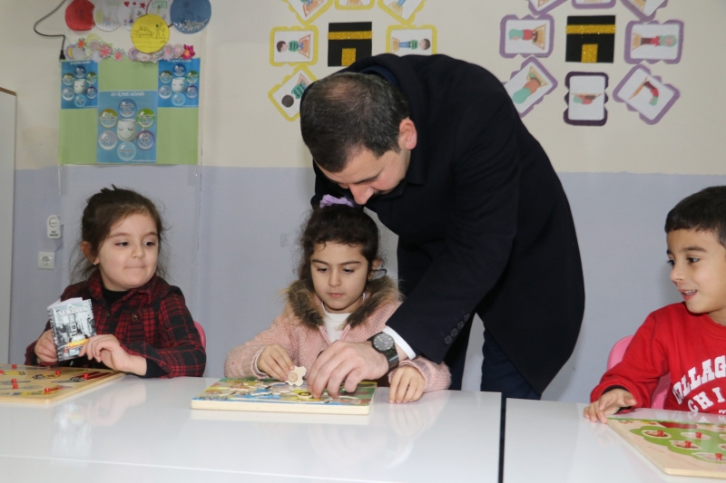 BAŞKAN BAYDİLLİ'DEN KURAN KURSUNA ZİYARET