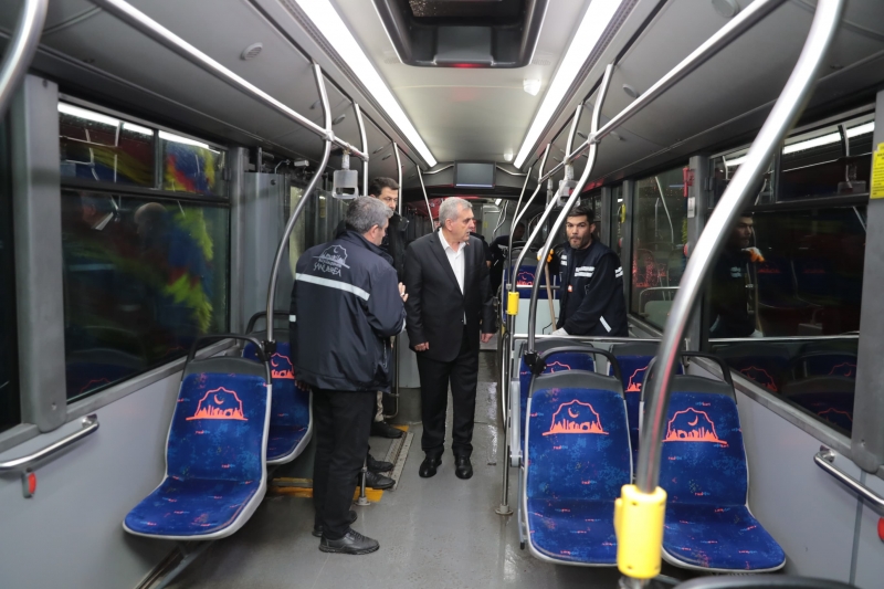 BAŞKAN BEYAZGÜL, BEL-SAN PERSONELLERİYLE BİR ARAYA GELDİ