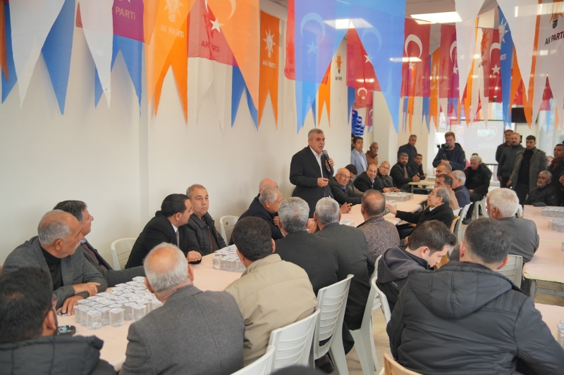 BAŞKAN BEYAZGÜL BİRECİK VE HALFETİ’YE ADETA ÇIKARMA YAPTI