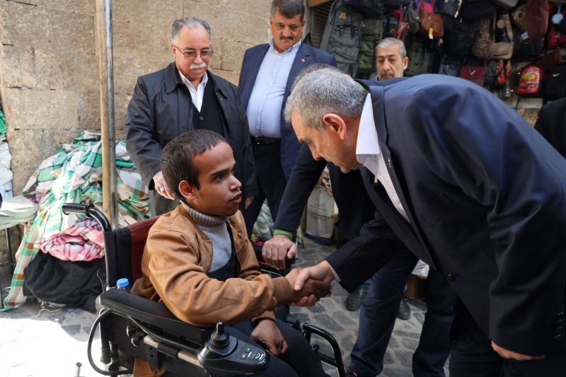 BAŞKAN BEYAZGÜL, ESNAF DUASINA KATILDI