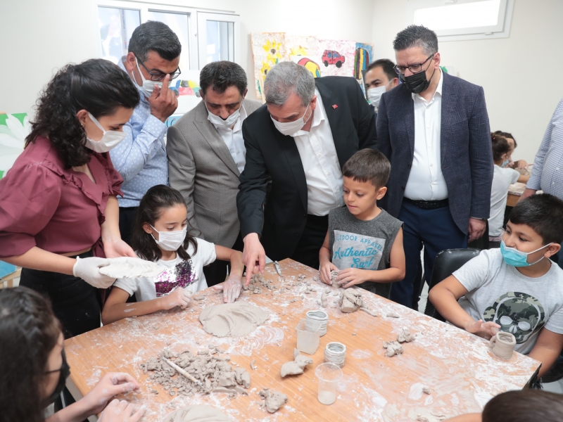 Başkan Beyazgül Halfeti’de temaslarda bulundu