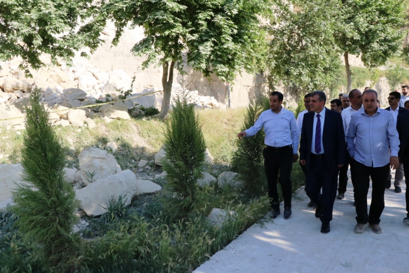 Başkan Beyazgül Heyelan Alanını İnceledi