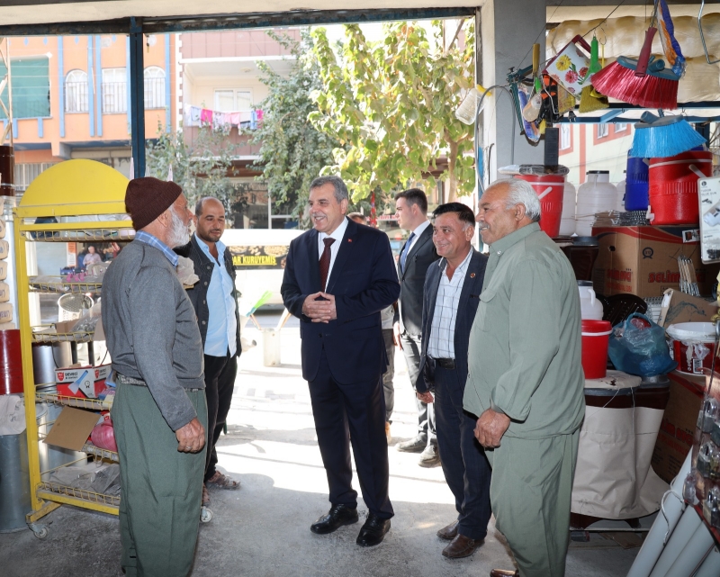 BAŞKAN BEYAZGÜL SAHA GEZİLERİNİ SÜRDÜRÜYOR