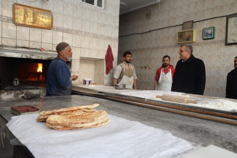 BAŞKAN BEYAZGÜL, SAHADA ÇALIŞMALARI İNCELEDİ