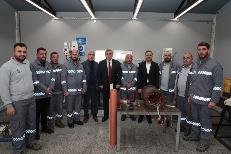 BAŞKAN BEYAZGÜL, “ŞANLIURFA’NIN ALTYAPISINDA KULLANILAN MALZEMLERİ KENDİMİZ ÜRETİYORUZ”