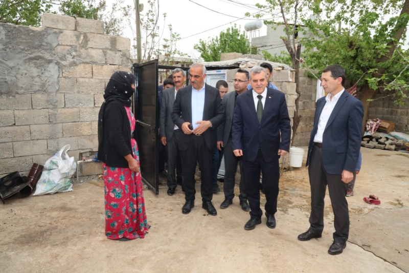 BAŞKAN BEYAZGÜL SİVEREK VE HİLVAN’DA TEMASLARDA BULUNDU