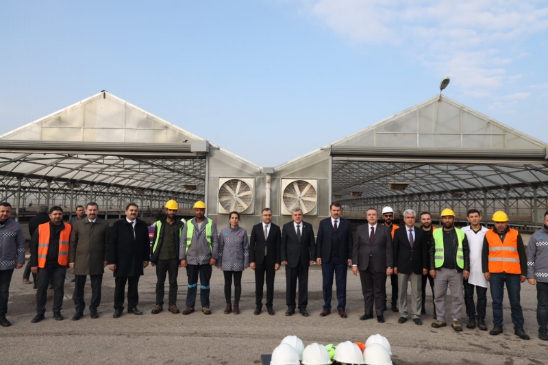 BAŞKAN BEYAZGÜL, VALİ AYHAN VE İLÇE BELEDİYE BAŞKANLARIYLA ATIK SU ARITMA TESİSİNİ İNCELEDİ