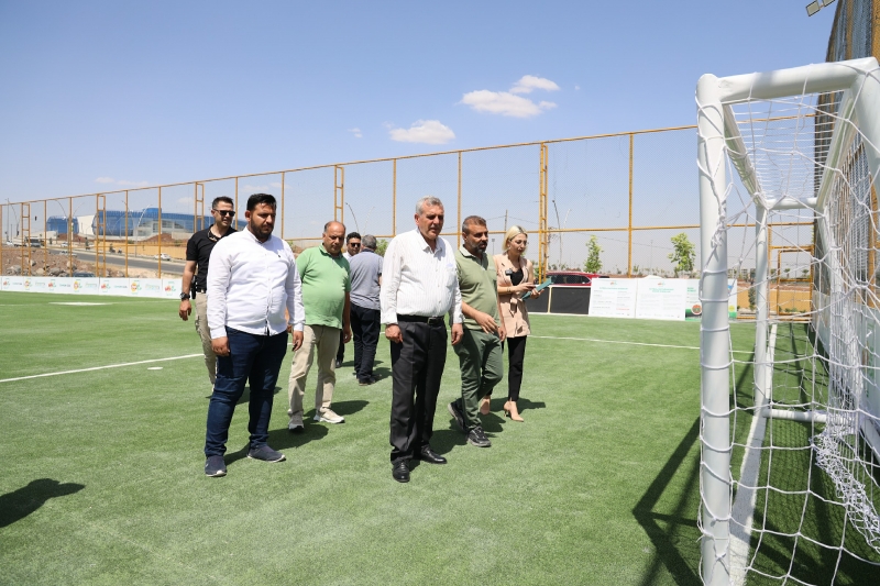 BAŞKAN BEYAZGÜL, “YENİ HALI SAHAMIZ GENÇLERİMİZE HAYIRLI OLSUN”