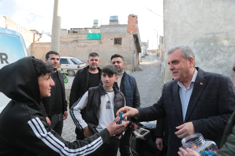 BAŞKAN BEYAZGÜL’DEN EV ZİYARETLERİ