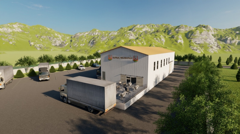 BAŞKAN BEYAZGÜL’DEN SURUÇ’A MODERN MEZBAHA MÜJEDESİ