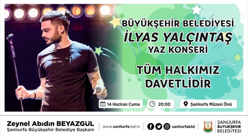 Başkan Beyazgül'den Yalçıntaş Konserine Davet