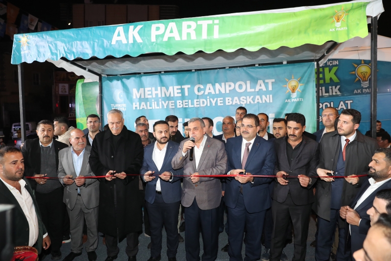 BAŞKAN CANPOLAT: 31 MART’TA HALİLİYE DESTAN YAZACAK