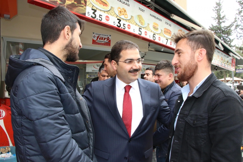 Başkan Canpolat Bahçelievlerde