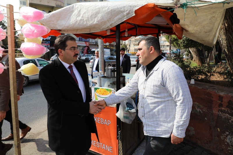 BAŞKAN CANPOLAT, BU KEZ EMNİYET CADDESİ’NDE