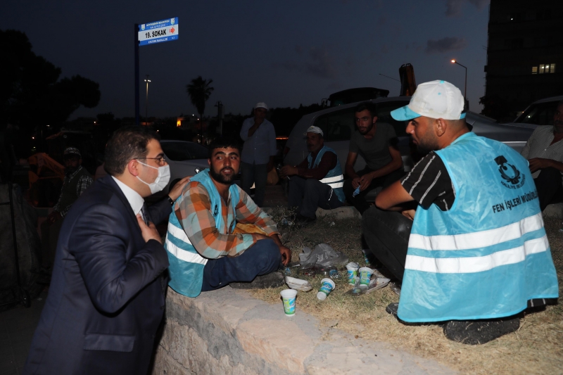 BAŞKAN CANPOLAT: GECE GÜNDÜZ DEMEDEN HALİLİYE’MİZİ GÜZELLEŞTİRİYORUZ