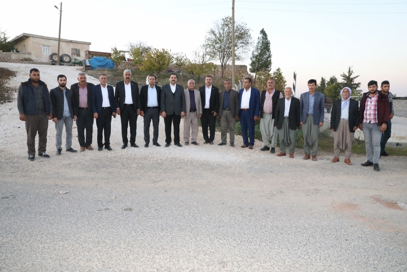 BAŞKAN CANPOLAT, KIRSALDA DA HALKLA İÇ İÇE