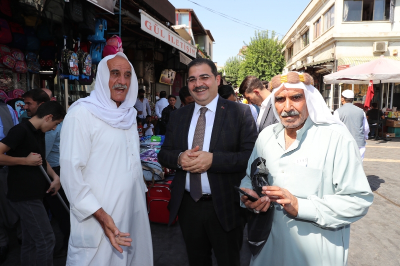 BAŞKAN CANPOLAT’TAN ÇARŞI ESNAFINA ZİYARET