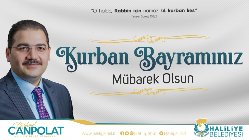 BAŞKAN CANPOLAT’TAN KURBAN BAYRAMI MESAJI