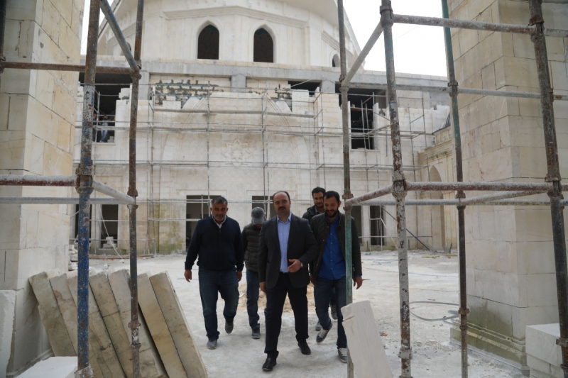 Başkan Çiftçi 11 Nisan Külliyesin'deki Çalışmaları İnceledi