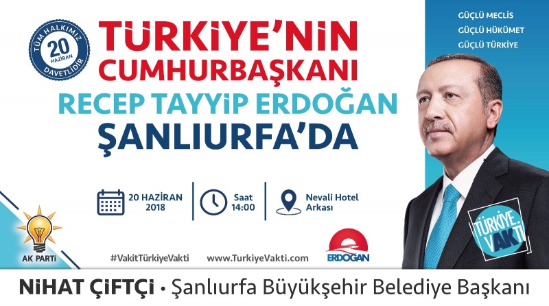 Başkan Çiftçi den Büyük Mitinge Davet