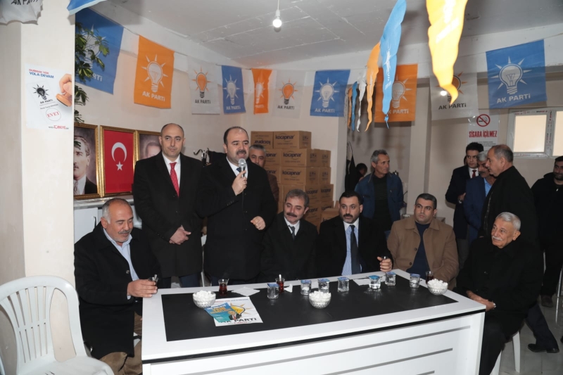 Başkan Çiftçi Seçim Çalışmalarına Bozova'da Devam Etti